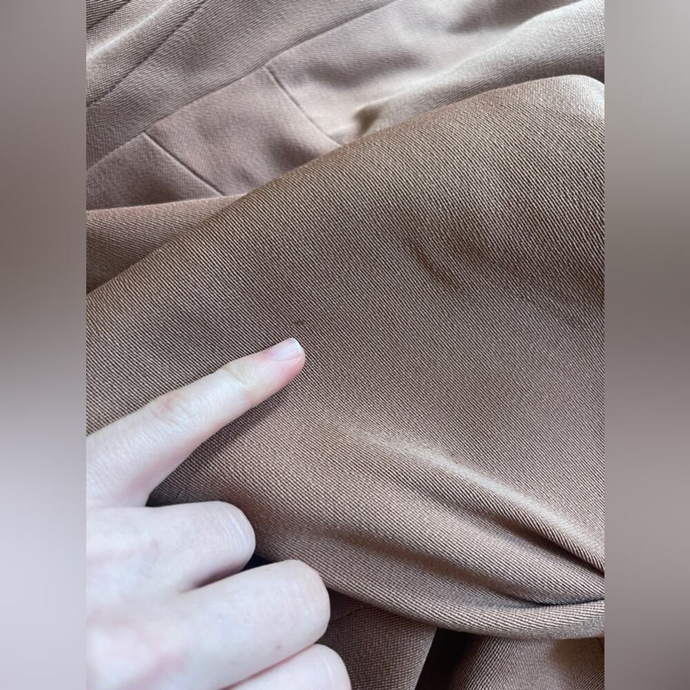 30s Vintage Brown Gabardine Skirt Suit - Picture 6 of 13